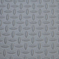 Soft Diamond Pattern Interlocking Trade Show Flooring Kits - Gray / No Case (Box Only)